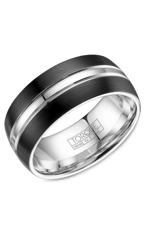 Torque Wedding Band Black Cobalt CBB-9005