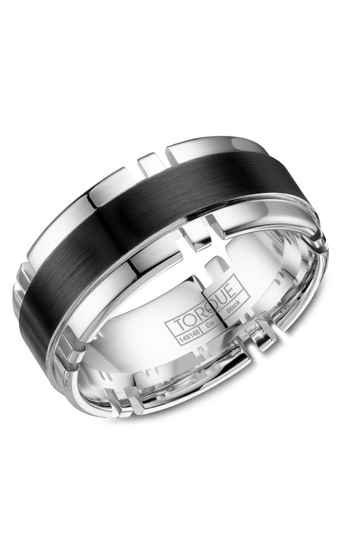 Torque Wedding Band Black Cobalt CBB-9006