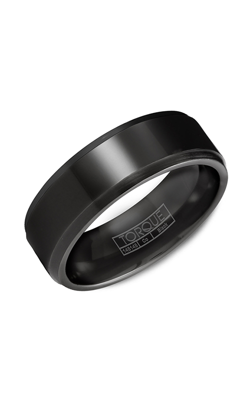 Torque Wedding Band Black Cobalt CBB-7019