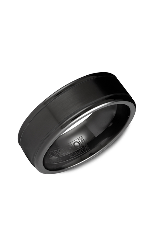 Torque Wedding Band Black Cobalt CBB-7021
