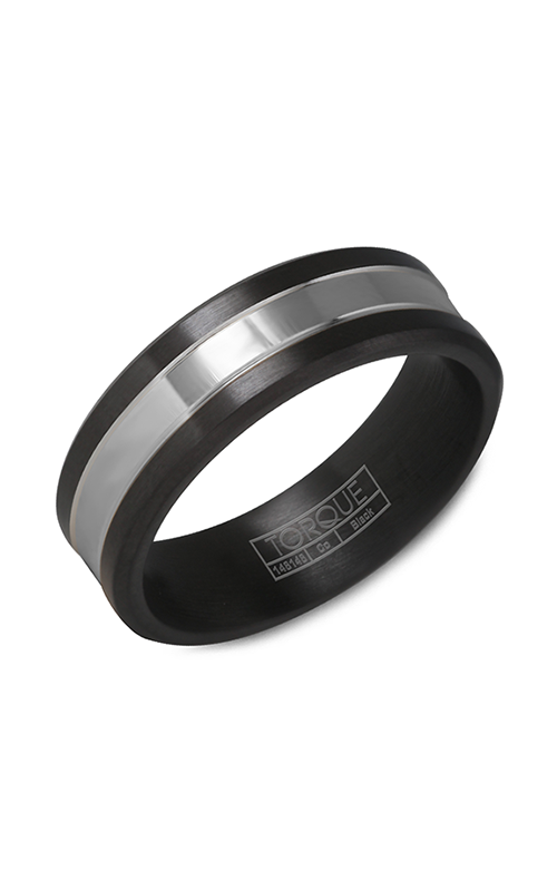 Torque Wedding Band Black Cobalt CBB-7022