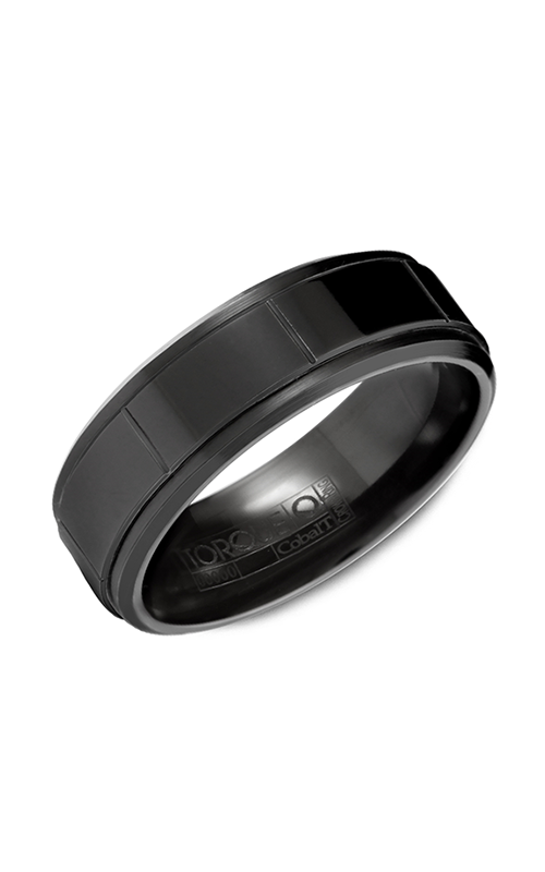 Torque Wedding Band Black Cobalt CBB-7024