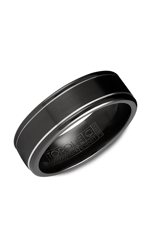 Torque Wedding Band Black Cobalt CBB-7032