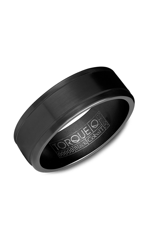 Torque Wedding Band Black Cobalt CBB-7041