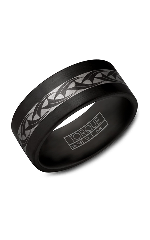 Torque Wedding Band Black Cobalt CBB-9000-28
