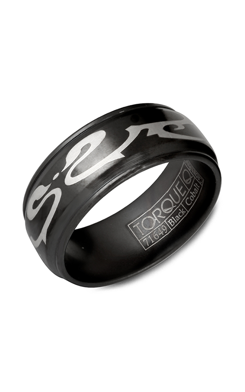 Torque Wedding Band Black Cobalt CBB-9001-48