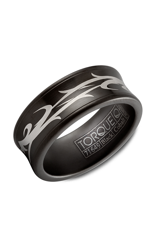 Torque Wedding Band Black Cobalt CBB-9002-49