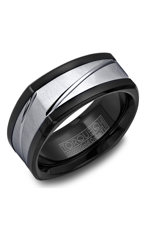Torque Wedding Band Black Cobalt and Gold CB078MW9