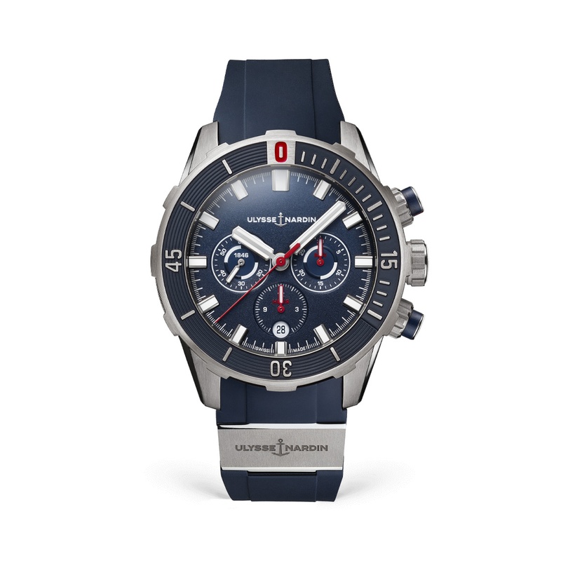 Diver Chronograph 44mm Titanium - Rubber Strap