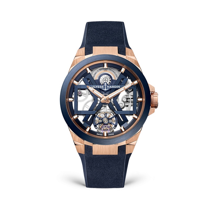 Blast Tourbillon 45mm Rose Gold - Velvet Rubber Strap