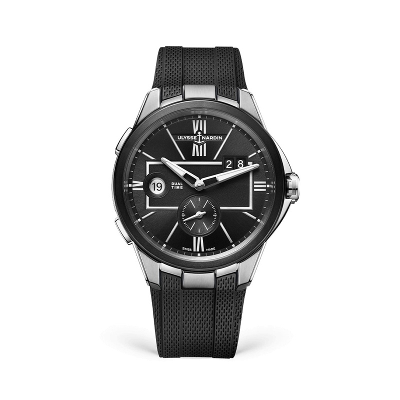 Blast Dual Time 42mm Stainless Steel - Black Alligator Strap