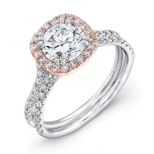 Uneek Engagement Ring Silhouette LVS898R-6.5RD