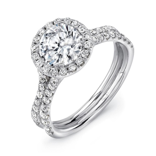 Uneek Engagement Ring Silhouette LVS924-7.5RD