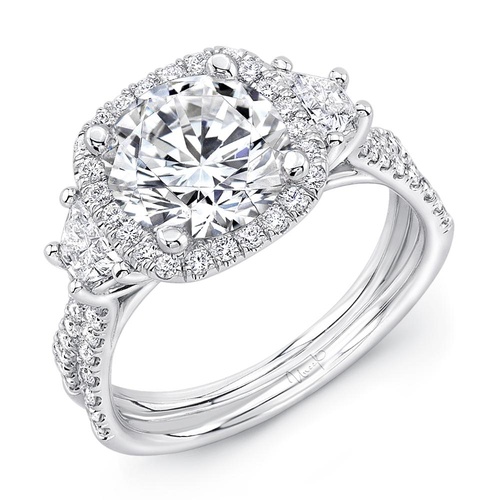 Uneek Engagement Ring Silhouette LVS983CU-8.2RD