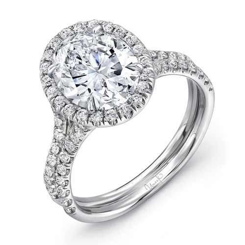 Uneek Engagement Ring Silhouette LVS925-8X6OV
