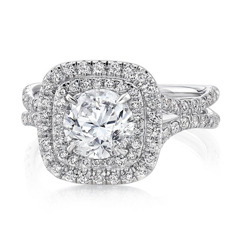 Uneek Engagement Ring Silhouette LVS923-6.5RD