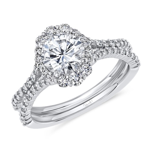 Uneek Engagement Ring Silhouette LVS1028-6.5RD