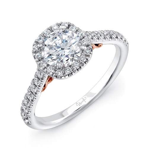 Uneek Engagement Ring Amore A101CUWR-6.0RD