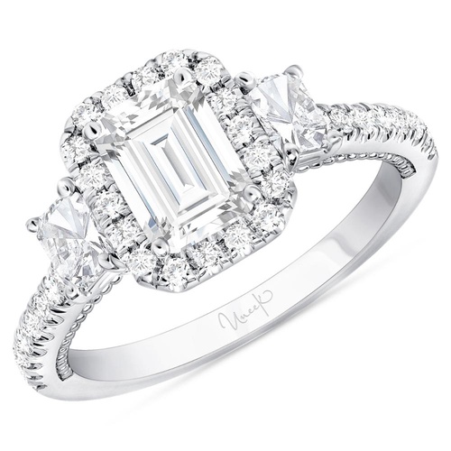 Uneek Engagement Ring Us SWUS308RAD-6.7X5RAD