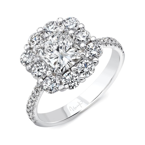 Uneek Engagement Ring Natureal LVS1015RAD