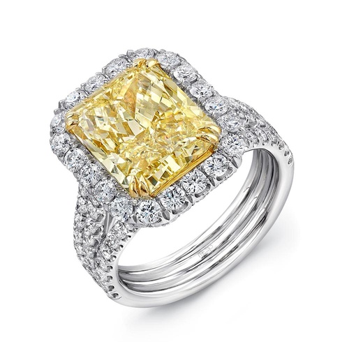 Uneek Engagement Ring Natureal LVS871RADFY
