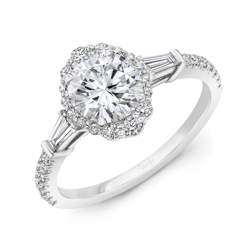 Uneek Engagement Ring Petals SWS232BGW-6.5RD