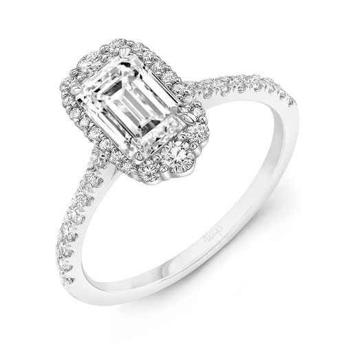 Uneek Engagement Ring Petals SWS232DS-7X5EM