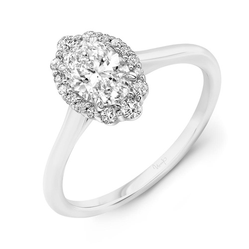 Uneek Engagement Ring Petals SWS232W-OV