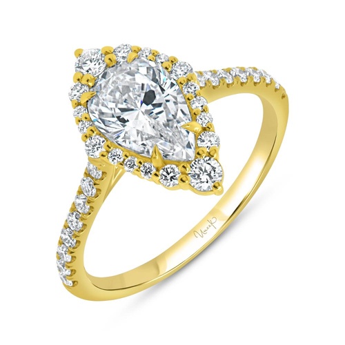 Uneek Engagement Ring Petals SWS234DS-PS