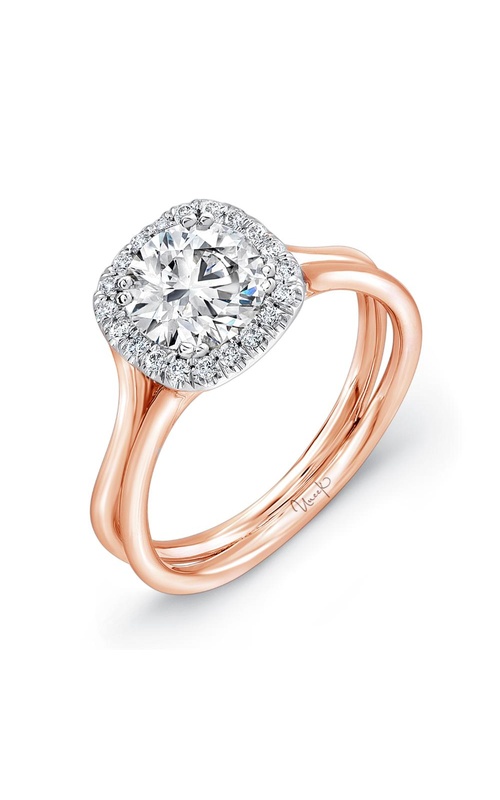 Uneek Silhouette Engagement Ring LVS949R-6.5RD
