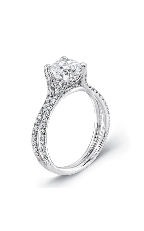 Uneek Silhouette Engagement Ring LVS965