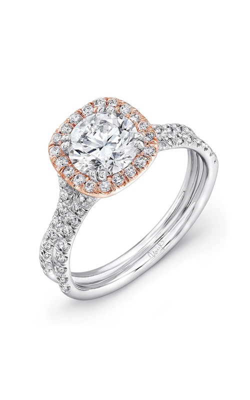 Uneek Silhouette Engagement Ring LVS898R-6.5RD