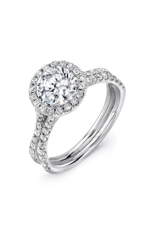 Uneek Silhouette Engagement Ring LVS924-7.5RD