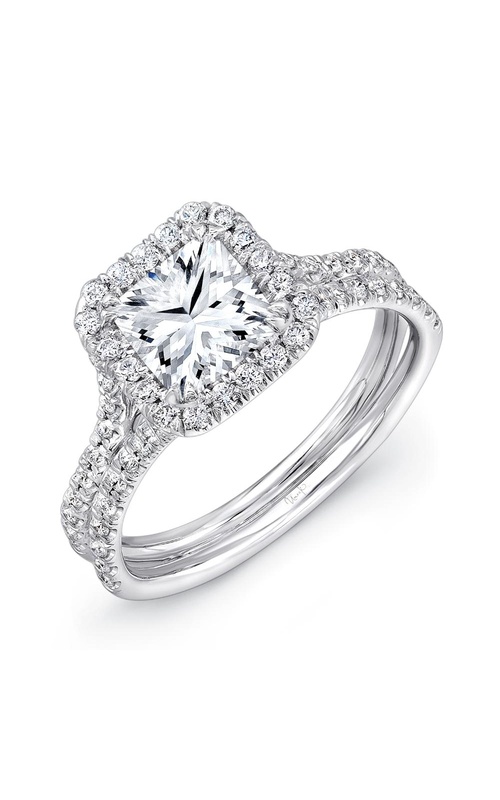 Uneek Silhouette Engagement Ring LVS899
