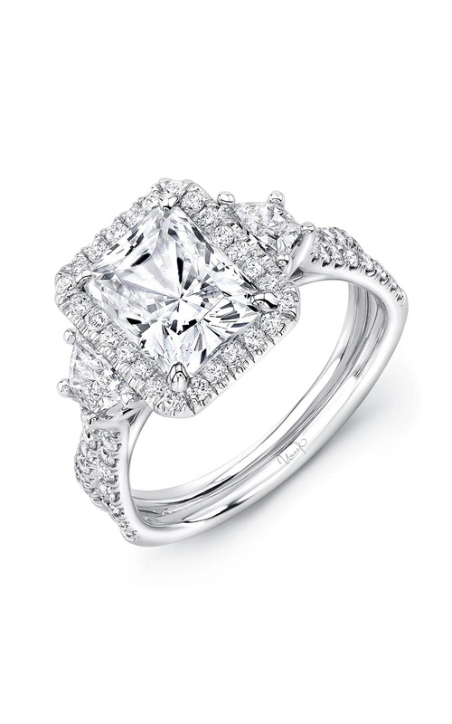 Uneek Silhouette Engagement Ring LVS983RAD
