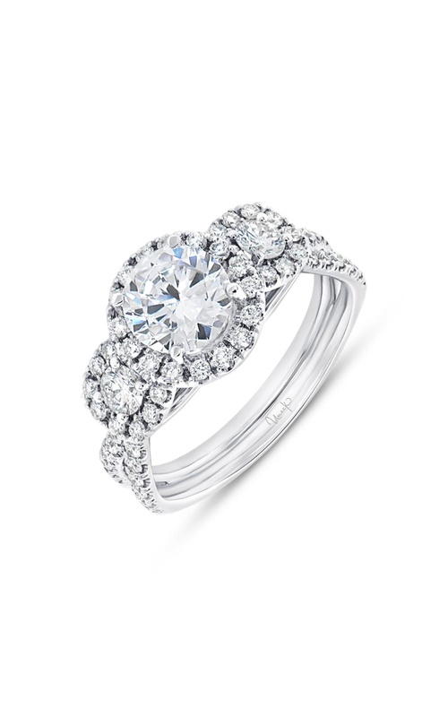 Uneek Silhouette Engagement Ring LVS922-6.5RD