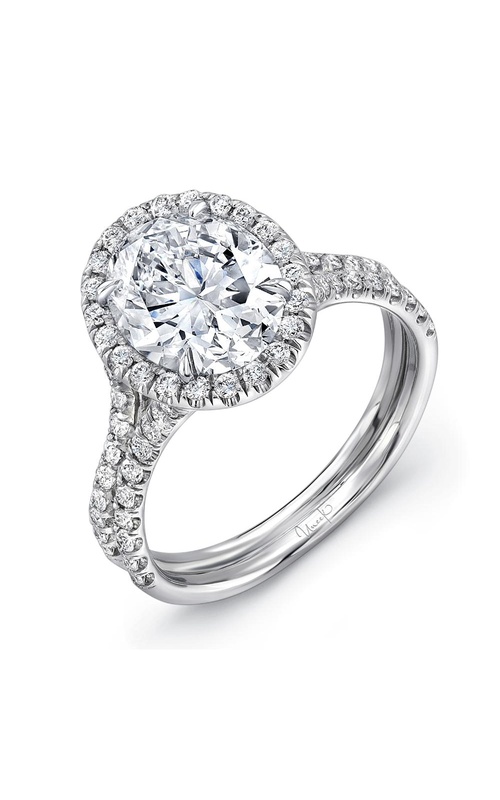 Uneek Silhouette Engagement Ring LVS925-8X6OV