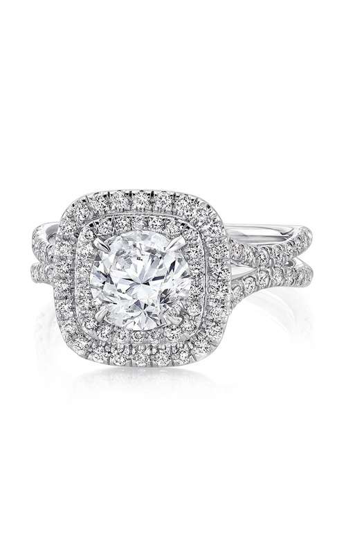 Uneek Silhouette Engagement Ring LVS923-6.5RD