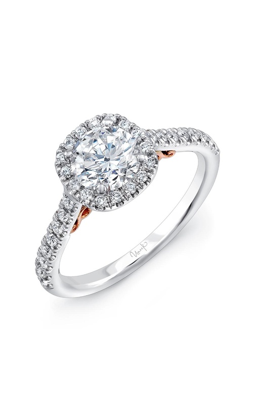 Uneek Amore Engagement Ring A101CUWR-6.0RD