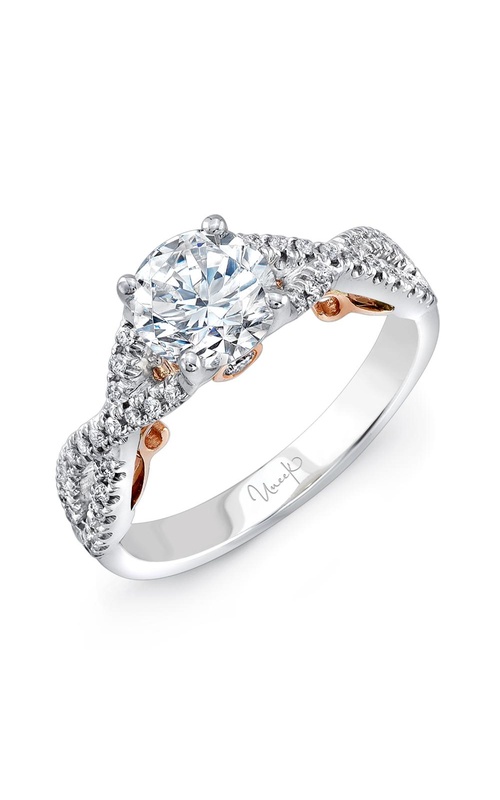 Uneek Amore Engagement Ring A102WR-6.5RD