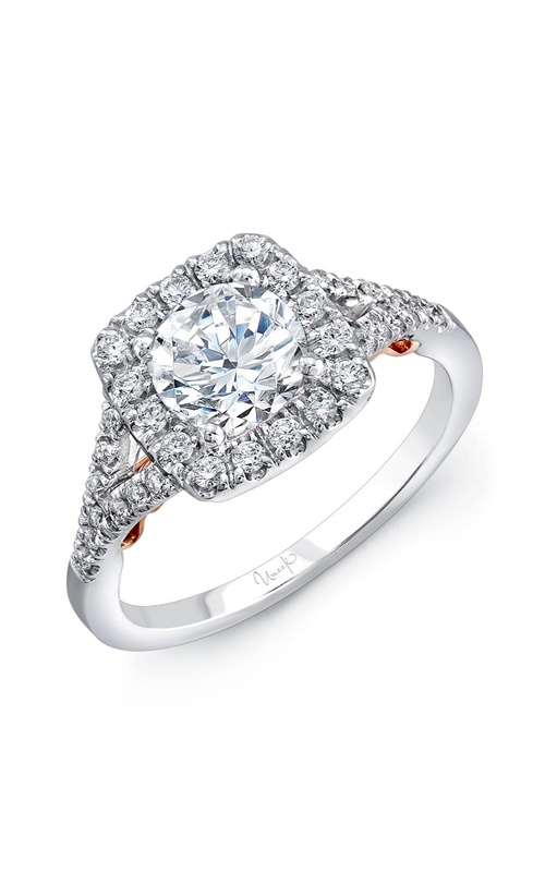 Uneek Amore Engagement Ring A104CUWR-6.5RD
