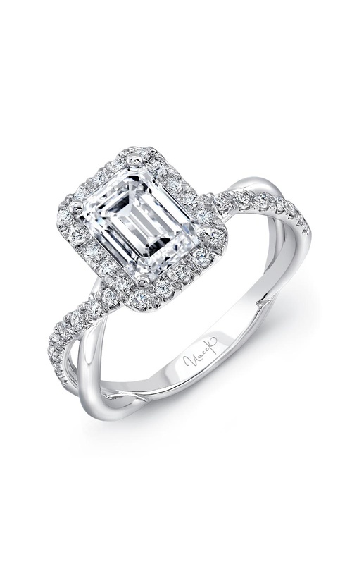 Uneek Infinity Engagement Ring SM817EM-7.5X5.5EM