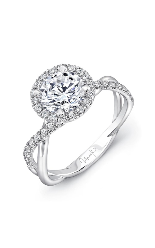 Uneek Infinity Engagement Ring SM817RD-7.0RD