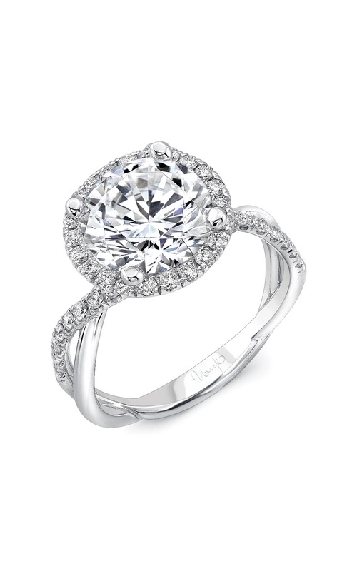 Uneek Infinity Engagement Ring SM817RD-9.0RD