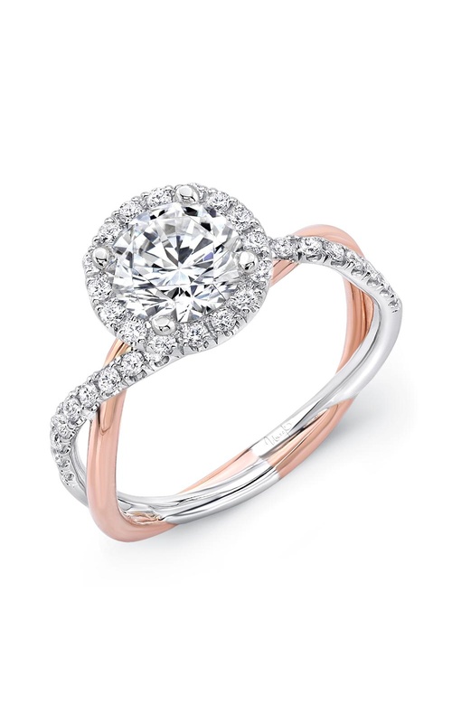 Uneek Infinity Engagement Ring SM817RDWR-6.5RD