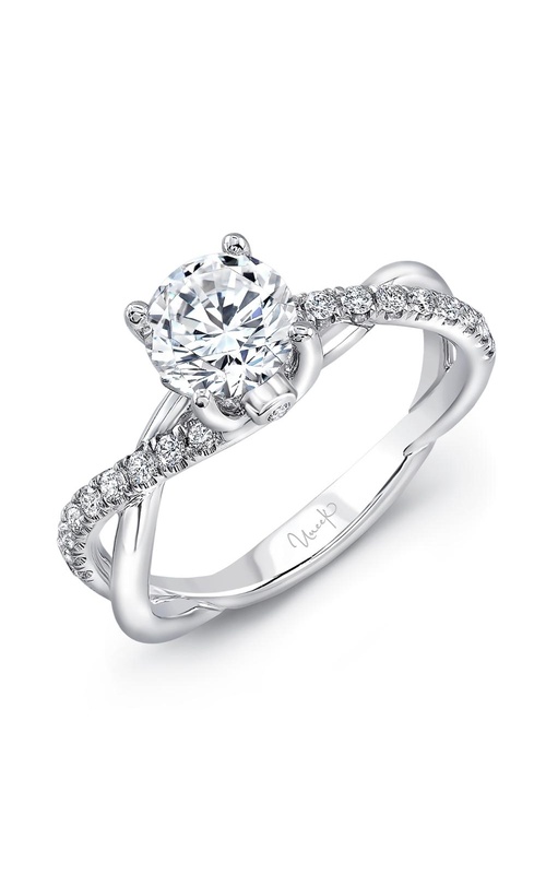 Uneek Infinity Engagement Ring SM817SB-7.0RD