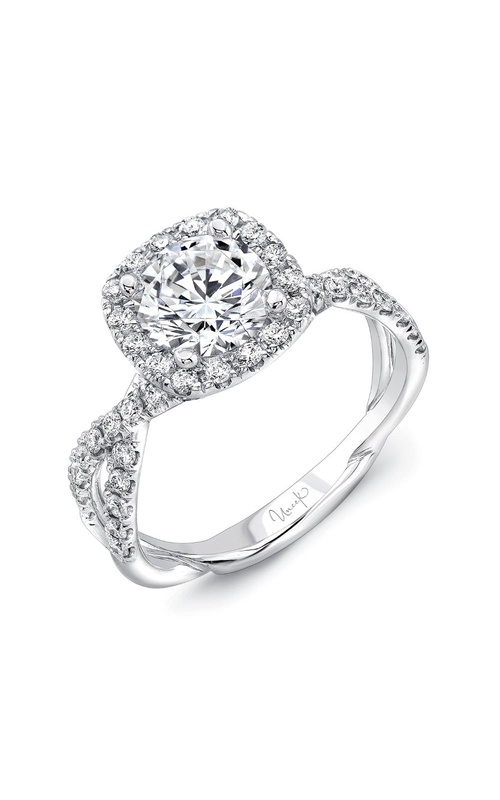 Uneek Infinity Engagement Ring SM818CU-6.5RD