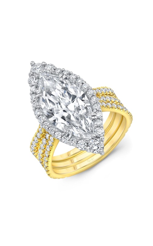 Uneek Signature Engagement Ring LVS10281-MQ
