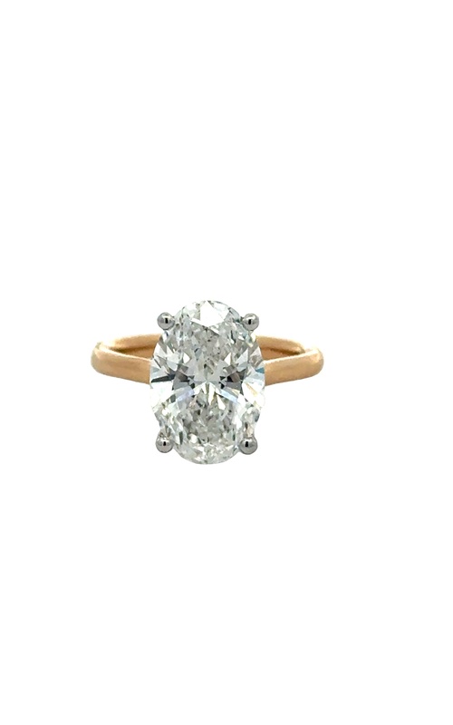 Fana Engagement Ring LER-0510CTOVAL-14KYW