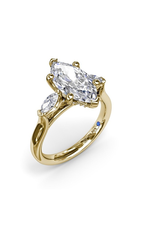 Fana Engagement Ring LBJ-0220LABMARQ-S4321-14KY